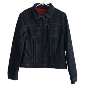 Gap Vintage Sweater Lined Jean Jacket Size Small